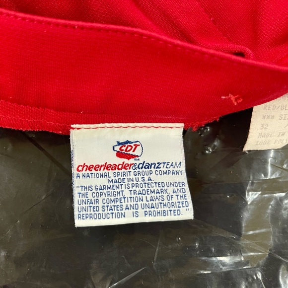 West Plains Zizzers Pro Cheerleading Uniform Cheerleader Costume Girls 14/16 - Picture 4 of 10